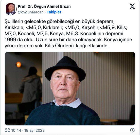 Hangi ilde kaç şiddetinde deprem bekleniyor? Ahmet Ercan yeni verileri paylaştı - Resim: 0