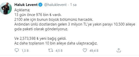 Haluk Levent bir müjde daha verdi AHBAP 10 bin aileye daha yardım edecek - Resim: 4