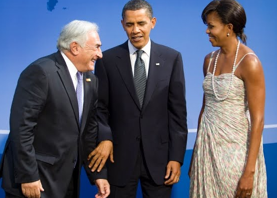 Obama eşini IMF Başkanı'ndan böyle korudu - Resim: 1