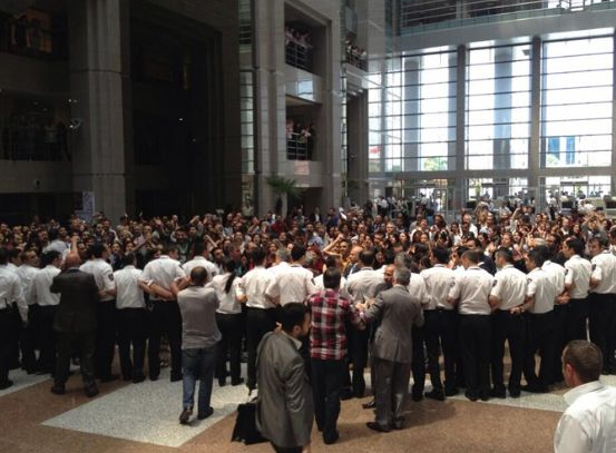 Çağlayan Adliyesi'nde Gezi protestosu - Resim: 1