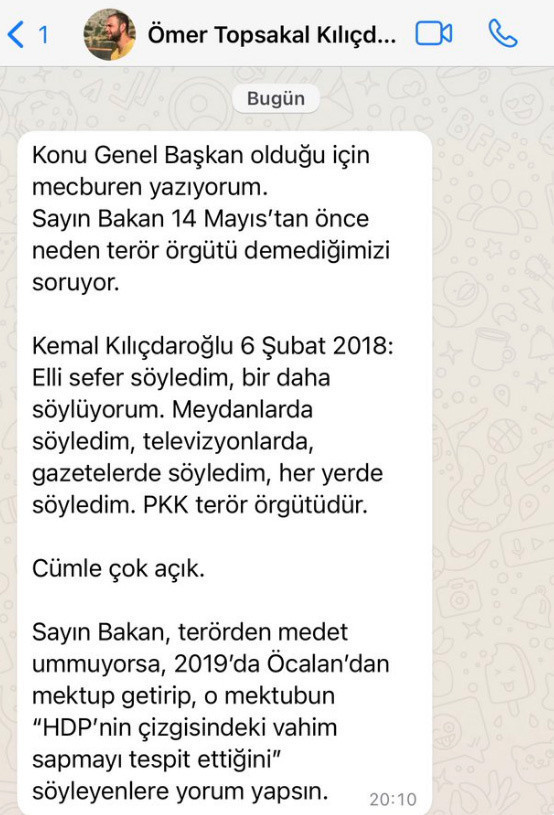Kübra Par mesajı yarım okudu Kılıçdaroğlu tepki gösterdi Kübra Par'dan yeni açıklama - Resim: 1