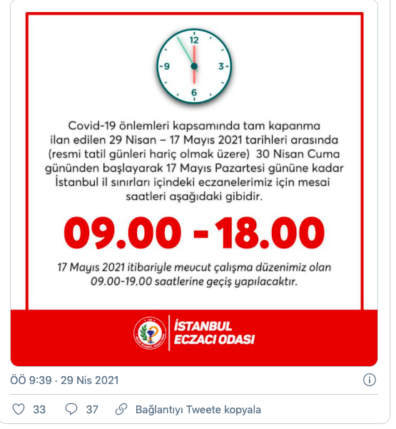 Eczaneler açık mı tam kapanmada eczaneler kaçta açılıyor? - Resim: 0