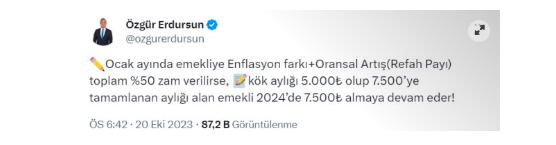 Yılbaşında emekliye verilecek zammı açıkladı! SGK uzmanı Özgür Erdursun üzdü - Resim: 0