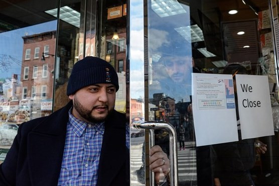 New York'ta esnaf kepenk kapattı - Resim: 3