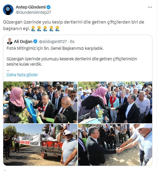 Çiftçi dedikleri kişi CHP'li Belediye Başkanı'nın eşi çıktı! - Resim: 1