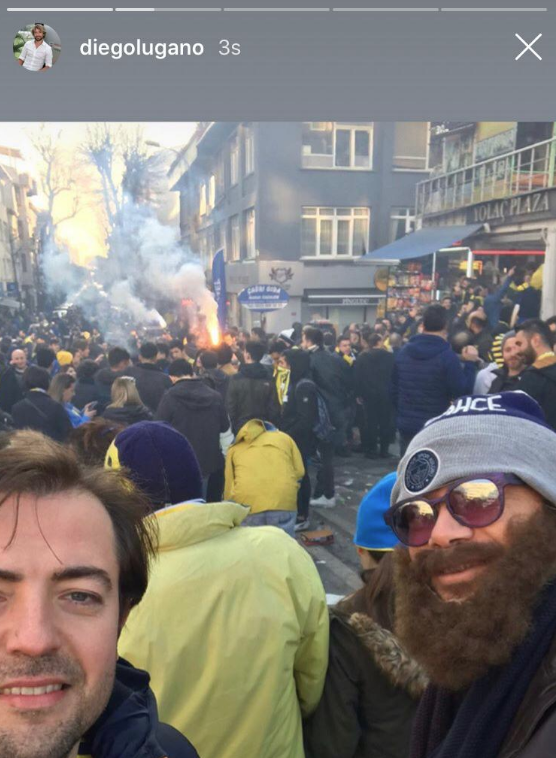 Diego Lugano kılık değiştirerek derbiyi izledi - Resim: 3