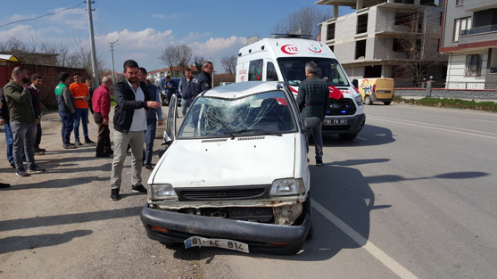 Düzce'de tek niyeti bisiklete binmekti otomobil çarptı - Resim: 0