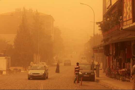 Hatay ve Gaziantep sarıya büründü - Resim: 1