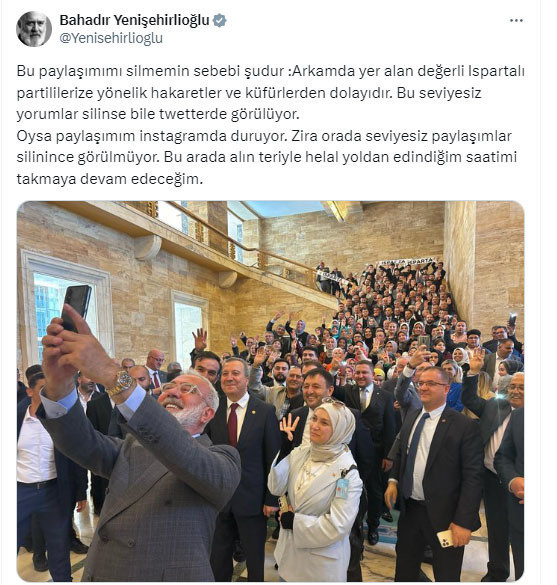 AK Partili Bahadır Yenişehirlioğlu'ndan 'Rolex' açıklaması: Helal yoldan edindim, takmaya devam edeceğim - Resim: 0