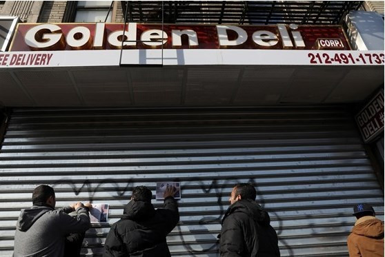 New York'ta esnaf kepenk kapattı - Resim: 2