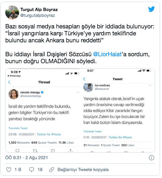 Nevşin Mengü'nün sarıldığı yangın iddiası yalan çıktı İsrailli yetkili açıkladı - Resim: 0
