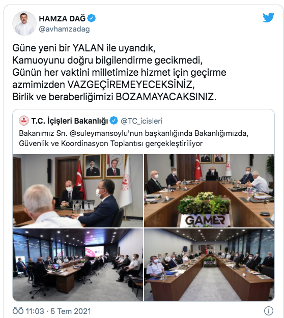 İstifa ettiği dedikodusu çıkan Süleyman Soylu için AK Parti'den açıklama - Resim: 0