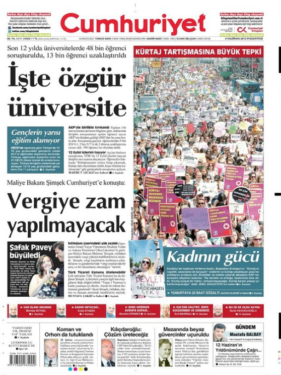 Günün en bomba gazete manşetleri - Resim: 4