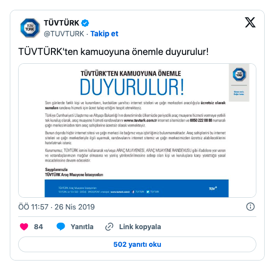Araç muayene fiyatlarına zam gelecek mi? TÜVTÜRK açıkladı işte güncel fiyatlar - Resim: 0