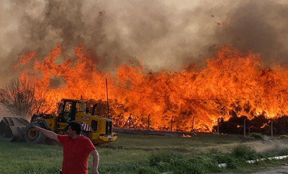 Afyonkarahisar’da biyoenerji tesisinde yangın - Resim: 0