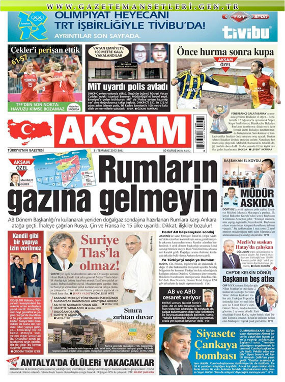 Gündemin en çarpıcı gazete manşetleri - Resim: 1