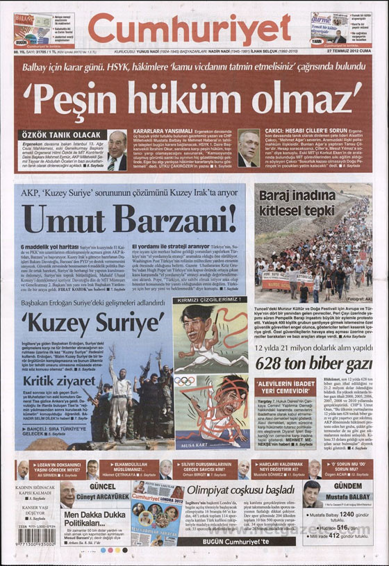 Günün en bomba gazete manşetleri - Resim: 4