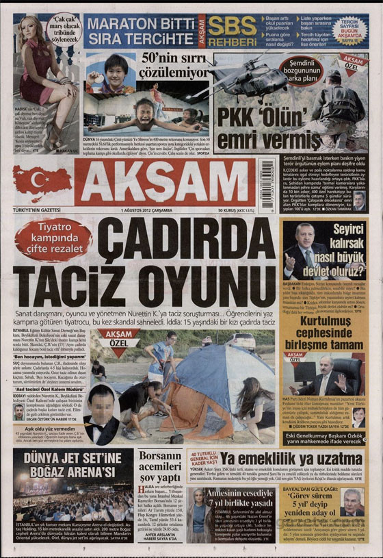 Günün gazete manşetleri  - Resim: 1