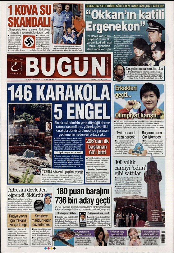 Günün gazete manşetleri  - Resim: 3