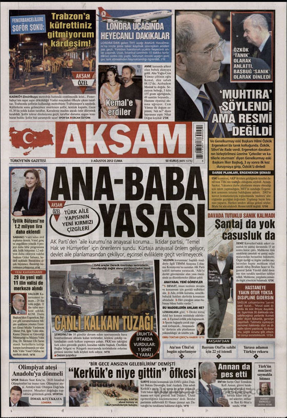 Günün gazete manşetleri - Resim: 1