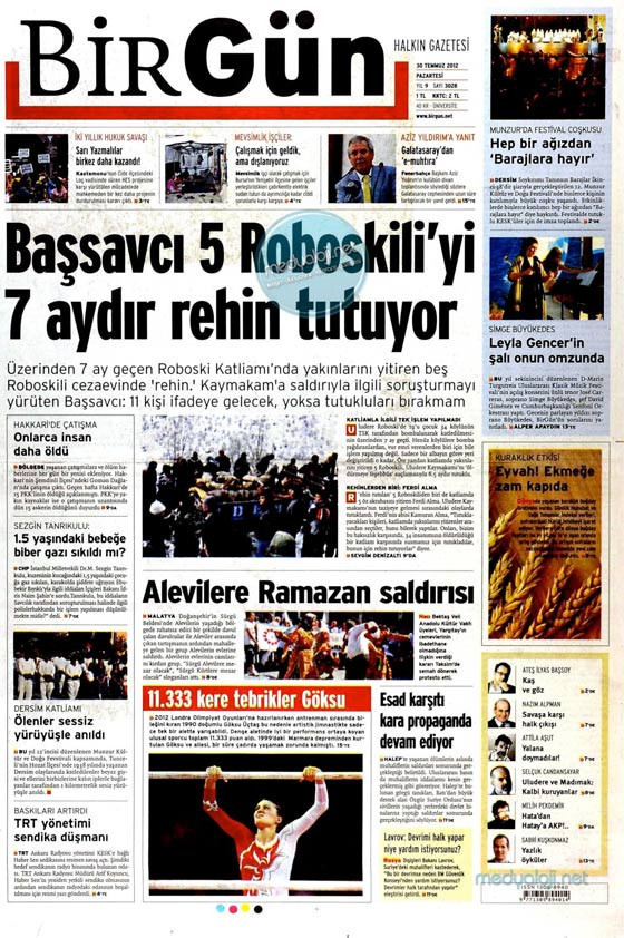 Günün gazete manşetleri - Resim: 2