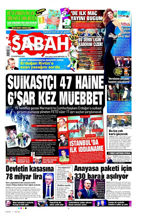Gazete manşetleri Hürriyet - Aydınlık - Sözcü ne yazdı? - Resim: 2