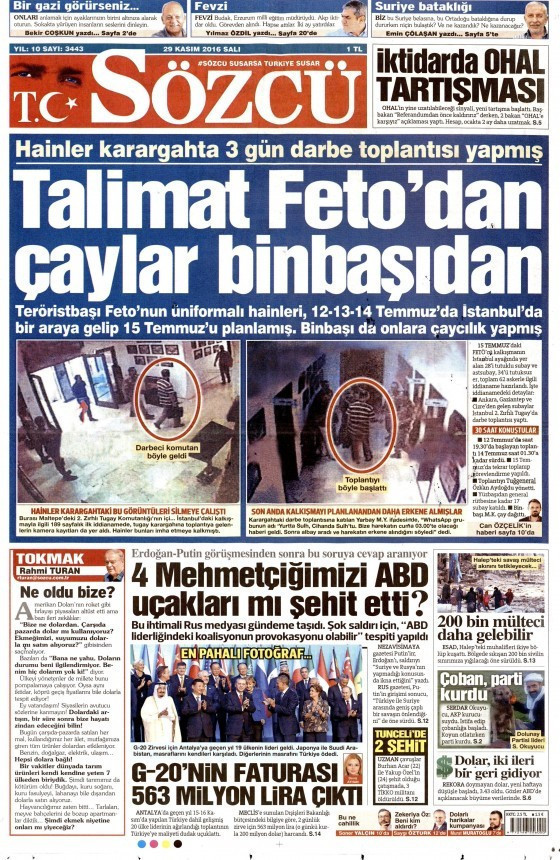 Gazete manşetleri Hürriyet - Aydınlık - Sözcü ne yazdı? - Resim: 4