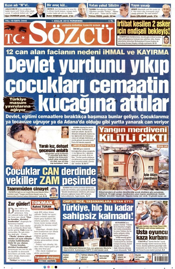 Gazete manşetleri Hürriyet - Habertürk- Sözcü ne yazdı? - Resim: 4