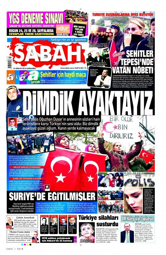 Gazete manşetleri Hürriyet - Sözcü - Cumhuriyet ne yazdı? - Resim: 2