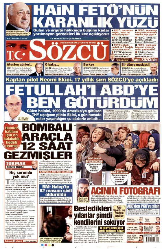 Gazete manşetleri Hürriyet - Sözcü - Cumhuriyet ne yazdı? - Resim: 4