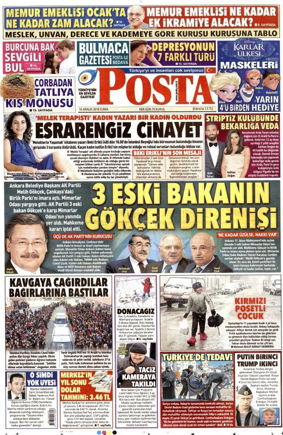 Gazete manşetleri Sözcü - Hürriyet - Cumhuriyet ne yazdı? - Resim: 3