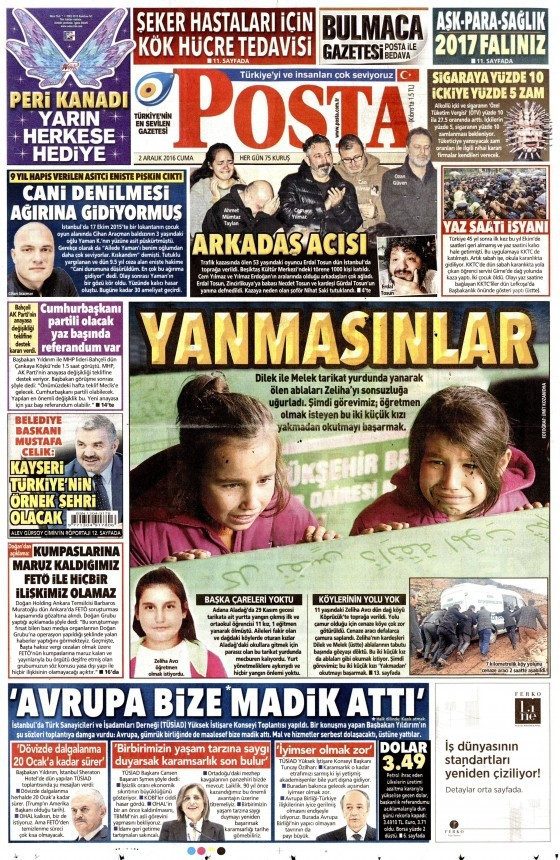 Gazete manşetleri Sözcü - Habertürk- Hürriyet ne yazdı? - Resim: 3