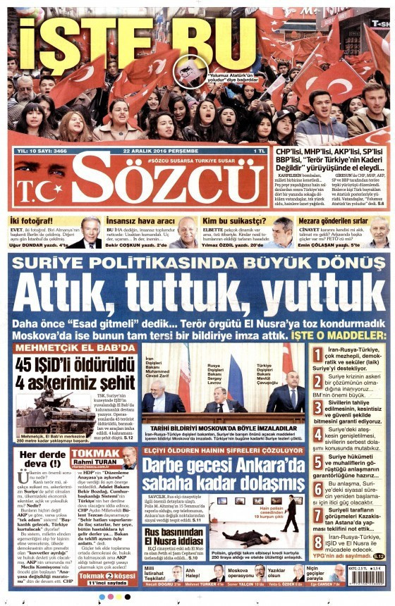 Gazete manşetleri Hürriyet - Sözcü - Cumhuriyet ne yazdı? - Resim: 4