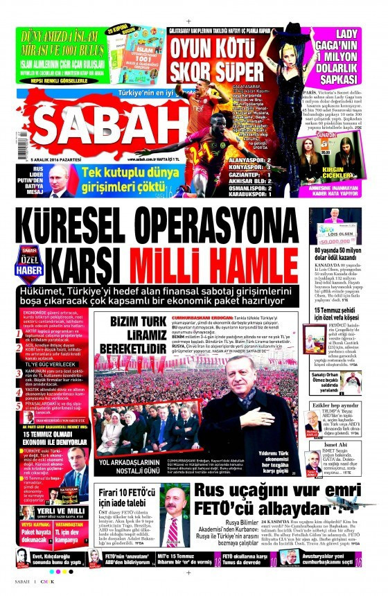 Gazete manşetleri Sözcü - Habertürk- Hürriyet ne yazdı? - Resim: 2