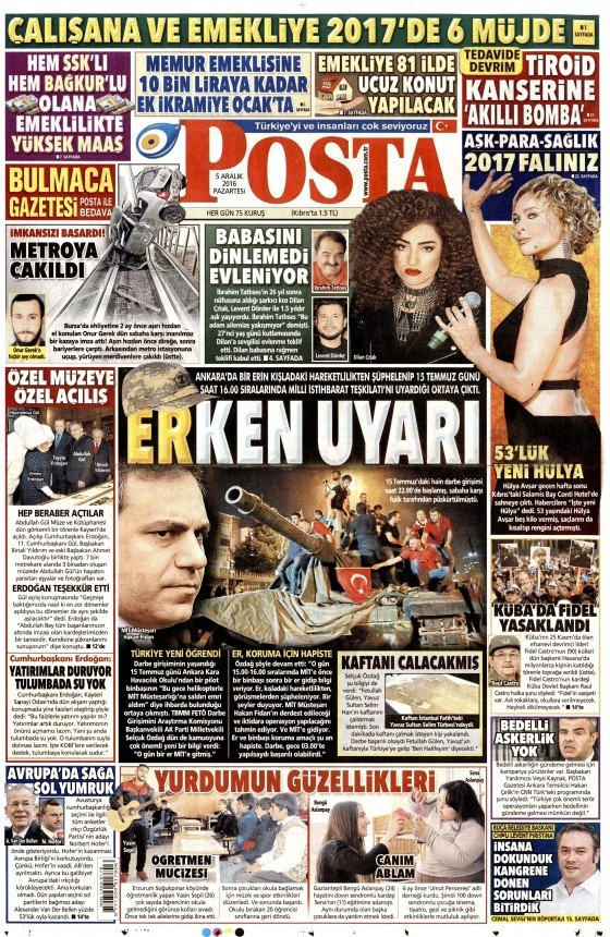 Gazete manşetleri Sözcü - Habertürk- Hürriyet ne yazdı? - Resim: 3