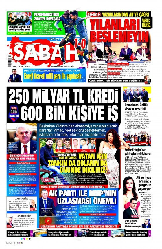 Gazete manşetleri Sözcü - Hürriyet - Habertürk ne yazdı? - Resim: 2