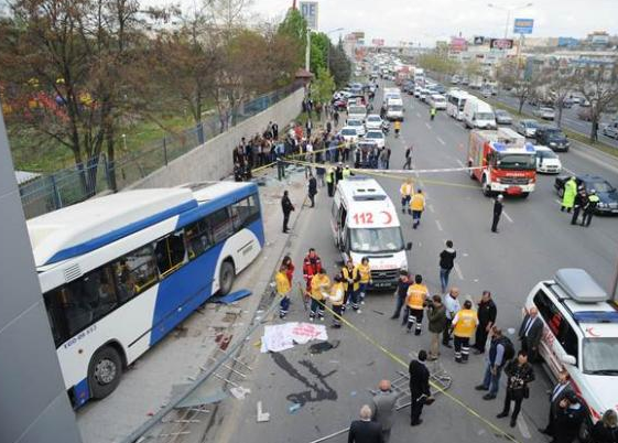 Ankara'da feci kaza: 2 ölü 20 yaralı - Resim: 1