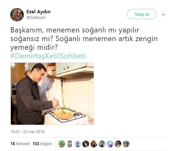 Demirtaş'tan, Twitter'da güldüren 'ketıl sohbeti' - Resim: 3