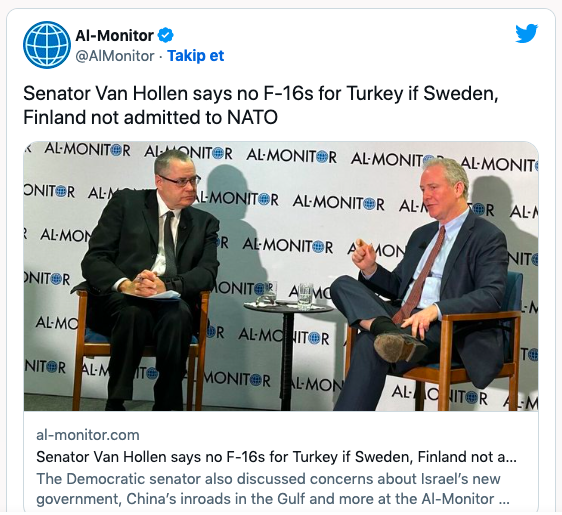 ABD'li senatörden Türkiye'ye: İsveç ve Finlandiya'nın NATO üyelikleri onaylanmazsa F-16 satışı yok - Resim: 0