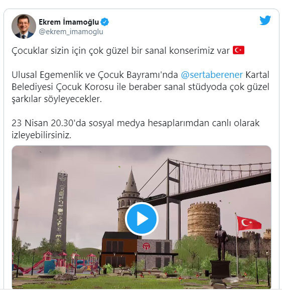 İBB Başkanı Ekrem İmamoğlu'ndan 23 Nisan duyurusu - Resim: 0