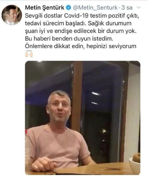 Metin Şentürk koronavirüse yakalandı sağlık durumunu böyle anlattı - Resim: 2