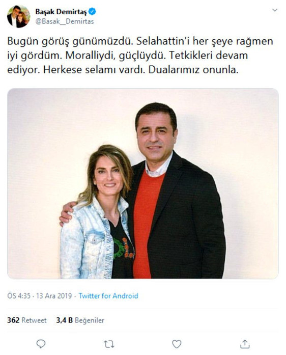 Selahattin Demirtaş'ın rahatsızlığı sonrası ilk fotoğrafı ortaya çıktı - Resim: 0