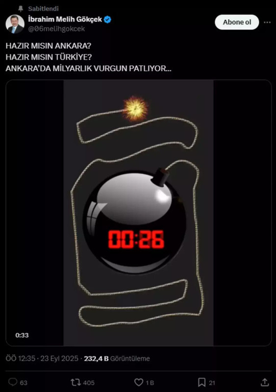 'Hazırlanıyoruz' Saatli bomba paylaşımı kafaları karıştırmıştı - Resim: 0
