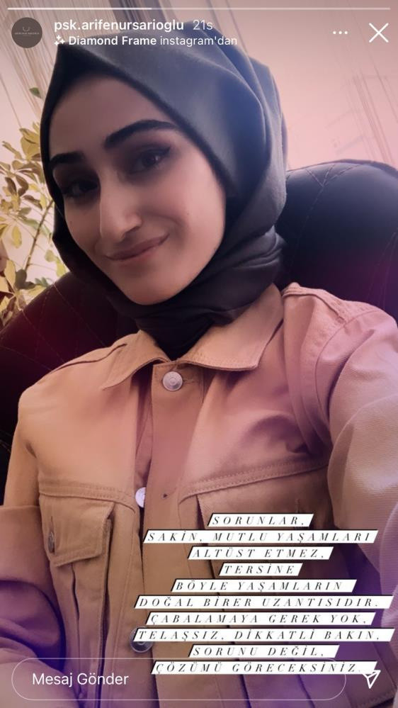 Kayseri'de platonik aşığının katlettiği Arife öğretmenin son paylaşımı - Resim: 1