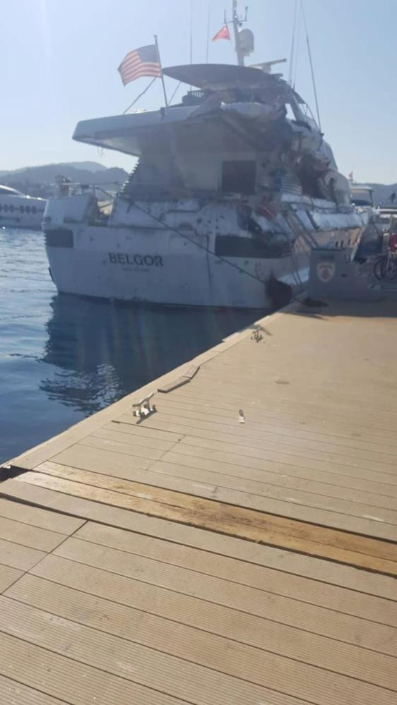 Lüks yat Türk karasularından çıkmak üzereyken ateş açılarak durduruldu - Resim: 1