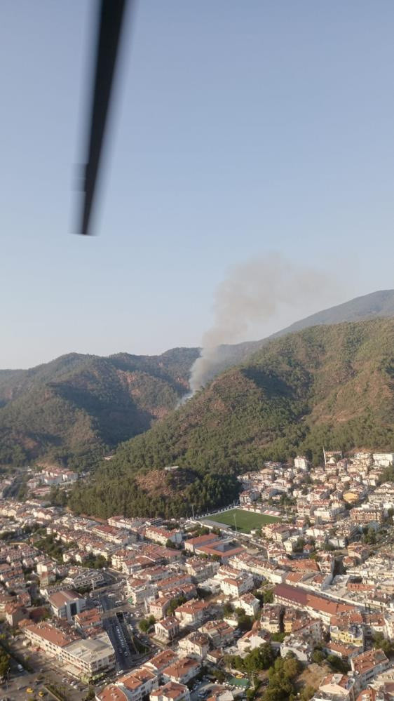 Marmaris'teki orman yangını kontrol altına alındı - Resim: 1