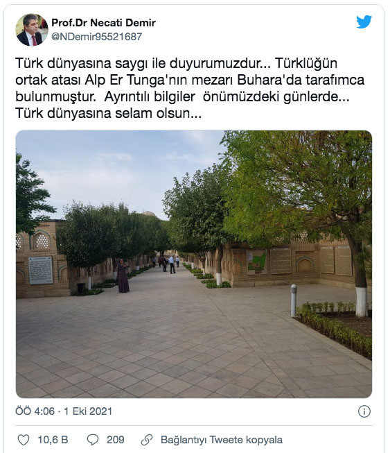 Prof. Dr. Necati Demir: Alp Er Tunga’nın mezarını buldum - Resim: 0