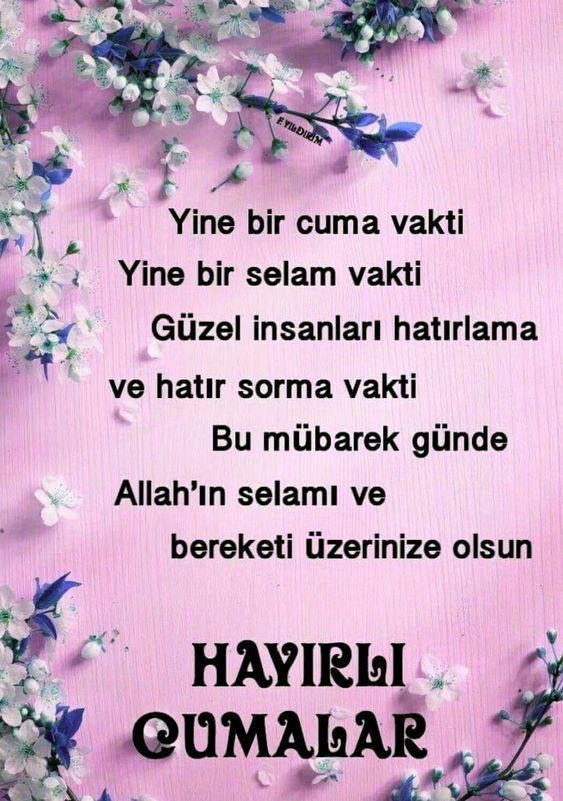 Resimli Cuma mesajları 2020 yeni yazılı kısa cuma mesajları - Resim: 2