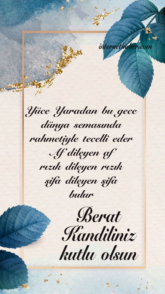 Berat Kandili 2021 mesajları resimli aileye, patrona, arkadaşa etkileyici kandil mesajı - Resim: 4
