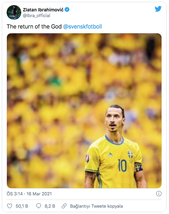 Ibrahimovic'ten dikkat çeken açıklama: Tanrı'nın dönüşü - Resim: 0